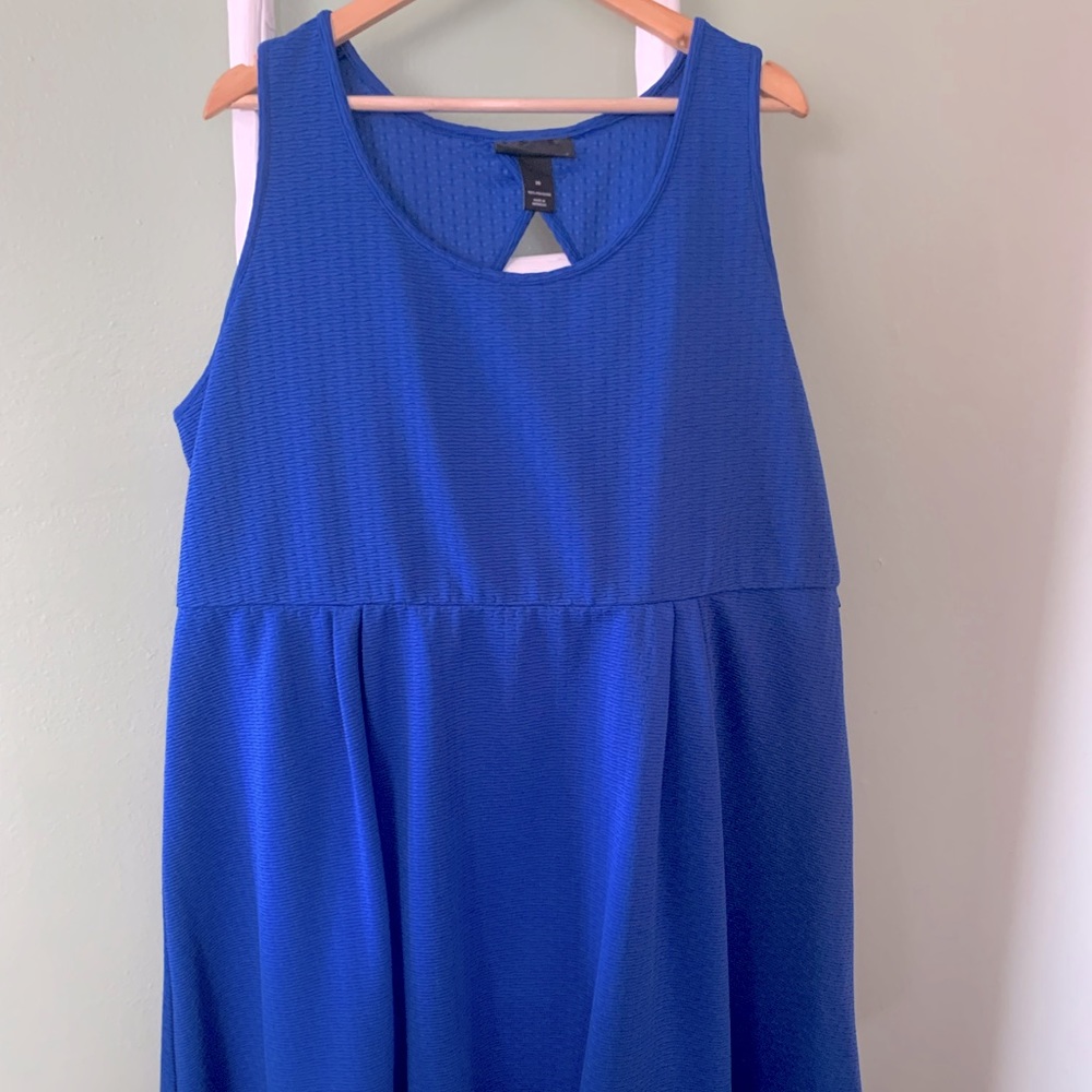 Lane Bryant Royal Blue Skater Dress